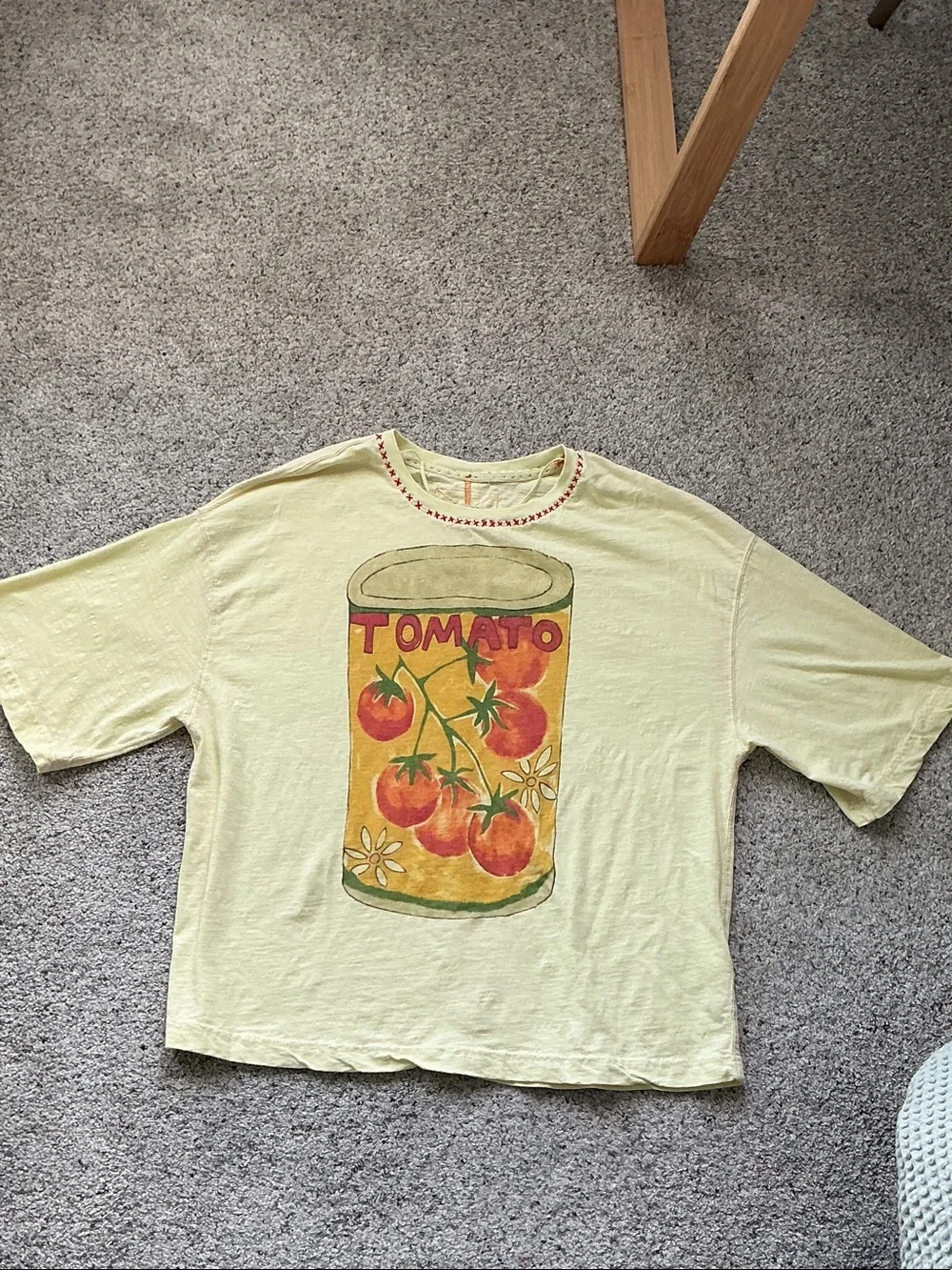 New We The Free By Free People In Spring Tomato Can Graphic Short Sleeve Tee